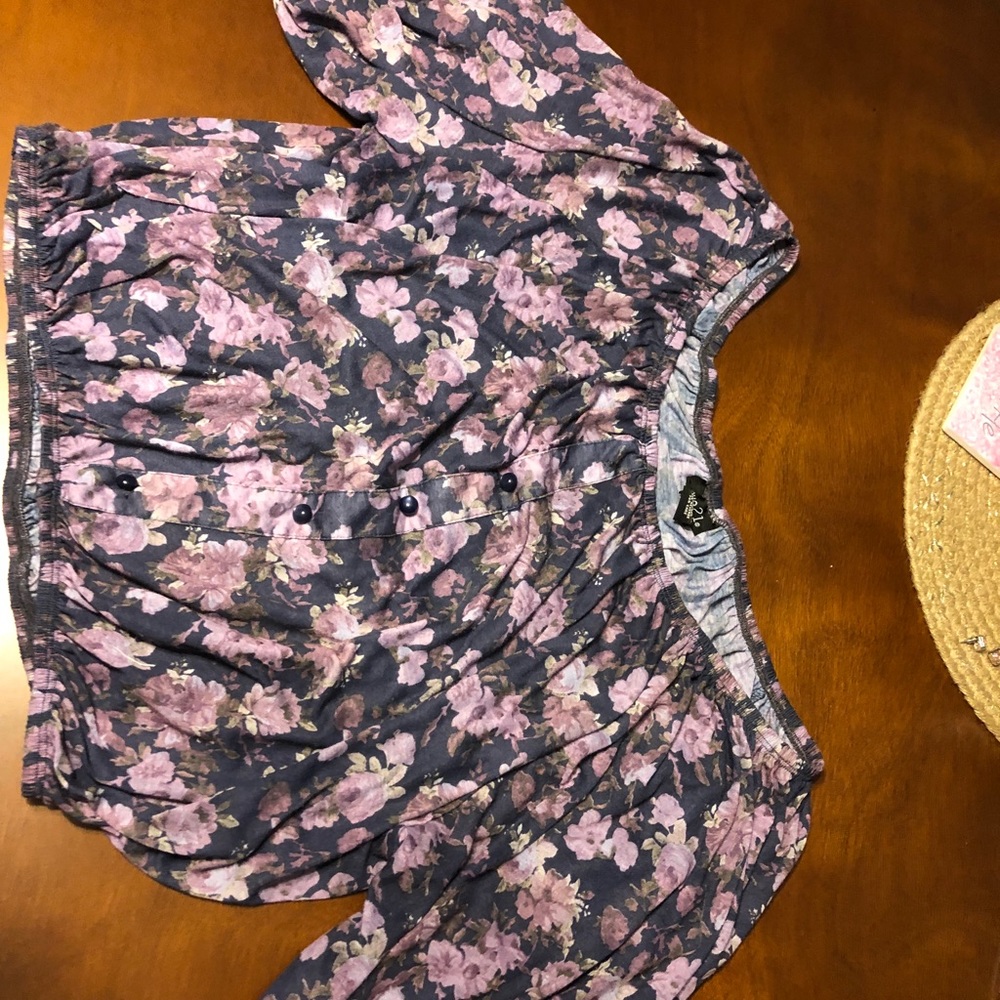 Flower crop top